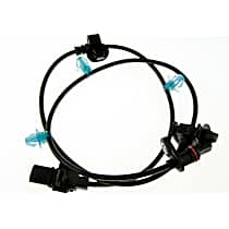 Rear, Driver Side ABS Speed Sensor, 4-Wheel ABS, with Harness