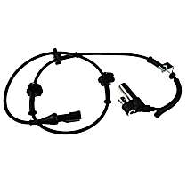 Front, Passenger Side ABS Speed Sensor, 4-Wheel ABS, RWD, With Harness - Front, Passenger Side