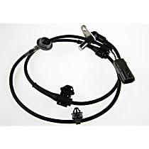 Front, Passenger Side ABS Speed Sensor, 4-Wheel ABS, with Harness