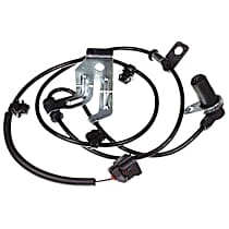Front, Driver Side ABS Speed Sensor, 4-Wheel ABS, with Harness