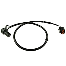 Rear, Driver Side ABS Speed Sensor, Turbocharged, 4-Wheel ABS, with Harness