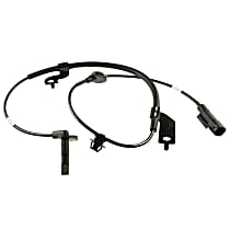 Front, Driver Side ABS Speed Sensor, 4-Wheel ABS, with Harness