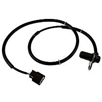 Front, Driver Side ABS Speed Sensor, 4-Wheel ABS, with Harness