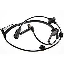 Rear, Driver Side ABS Speed Sensor, Turbocharged, 4-Wheel ABS, mfrbodycodename: CY4A, With Harness