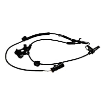 Front, Driver Side ABS Speed Sensor, 4-Wheel ABS, with Harness
