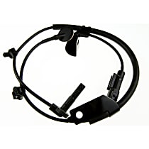 Front, Driver Side ABS Speed Sensor, Non-ABS, with Harness