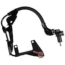 Front, Passenger Side ABS Speed Sensor, 4-Wheel ABS, with Harness