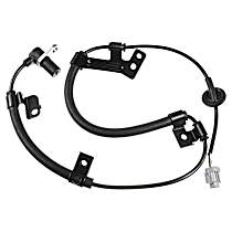 Front, Passenger Side ABS Speed Sensor, 4-Wheel ABS, with Harness