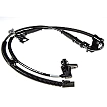 Front, Driver Side ABS Speed Sensor, 4-Wheel ABS, with Harness