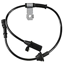 Rear, Driver Side ABS Speed Sensor, 4-Wheel ABS, mfrbodycodename: JR, With Harness