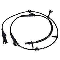 Front, Passenger Side ABS Speed Sensor, 4-Wheel ABS, with Harness