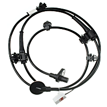 Rear, Passenger Side ABS Speed Sensor, 4-Wheel ABS, FWD, With Harness