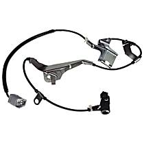 Front, Driver Side ABS Speed Sensor, 4-Wheel ABS, with Harness