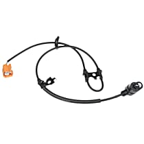 Front, Driver Side ABS Speed Sensor, 4-Wheel ABS, with Harness