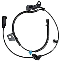 Rear, Passenger Side ABS Speed Sensor, Sedan, 4-Wheel ABS, With Harness