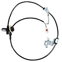 Rear, Driver Side ABS Speed Sensor, 4-Wheel ABS, with Harness