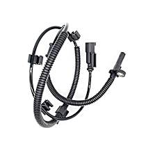 Rear, Passenger Side ABS Speed Sensor, 4-Wheel ABS, with Harness