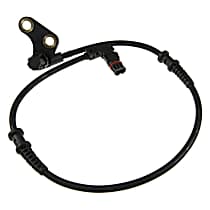 Rear, Passenger Side ABS Speed Sensor, 4-Wheel ABS, with Harness
