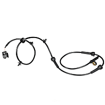Front, Passenger Side ABS Speed Sensor, 4-Wheel ABS, FWD, With Harness