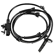 Front, Driver or Passenger Side ABS Speed Sensor, 4-Wheel ABS, AWD, With Harness