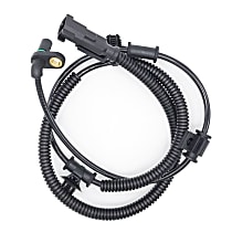 Front, Driver or Passenger Side ABS Speed Sensor, 4-Wheel ABS, with Harness