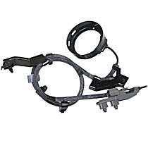 Front, Driver Side ABS Speed Sensor, 4-Wheel ABS, mfrbodycodename: S15643, With Harness; With Sport Chassis Package