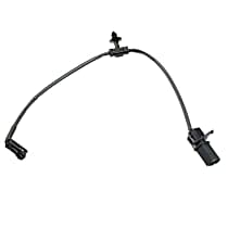 Rear, Passenger Side Brake Pad Sensor, 330X22mm 5/112; Disc Brakes, Rear [1Kd], Disc Brakes, Rear [1Kw], Disc Brakes, Rear [1Ku], Disc Brakes, Rear [2Ea], Disc Brakes, Rear [1Kq] - Rear, Passenger Side
