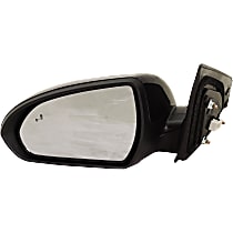 Driver Side Mirror, Power, Manual Folding, Heated, Paintable, Without Signal Light, Without memory, Without Puddle Light and Auto-Dimming, With BSD in Glass, USA Built Vehicle