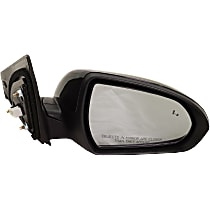 Passenger Side Mirror, Power, Manual Folding, Heated, Paintable, Without Signal Light, Without memory, Without Puddle Light and Auto-Dimming, With BSD in Glass, USA Built Vehicle
