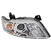 Passenger Side Headlight, without Bulb, HID/Xenon, Base Model, without Control Unit