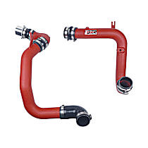 SES3078ICPWR Intercooler Hose - Red, Aluminum, Direct Fit, Sold Individually