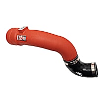Intercooler Hose - Wrinkle Red, Aluminum, Direct Fit, Sold Individually