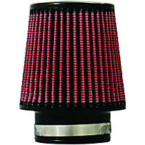 Universal Air Filter - Red, Cotton Gauze, Washable, Universal, Sold Individually