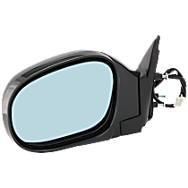 Driver Side Mirror, Power Adjust, Heated, Manual Folding, Paintable, No Signal Light, No Memory, No Puddle Light, No Auto-Dimming, No Blind Spot Feature