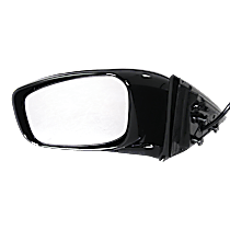 Driver Side Mirror, Power, Non-Heated, Manual Folding, Paintable, No Signal Light, Memory, Puddle Light, Auto-Dimming and Blind Spot Feature, Sedan