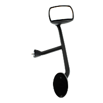 Passenger Side Towing Mirror, Manual Adjust, Manual Folding, Non-Heated, Paintable, Without Signal Light, Without memory, Without Puddle Light, Without Auto-Dimming, Without Blind Spot Feature