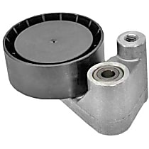 531 0391 100 Adjusting Pulley Assembly with Base Plate for A/C Compressor Belt - Replaces OE Number 11-28-1-702-013