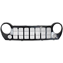 Grille Assembly, Painted Black Shell with Painted Gray Insert