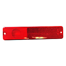J0994021 Side Marker Lens - Rear, Direct Fit, Red, Plastic, Sold individually