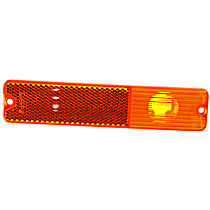Side Marker Lens - Driver or Passenger Side, Direct Fit, Amber, Plastic, Sold individually