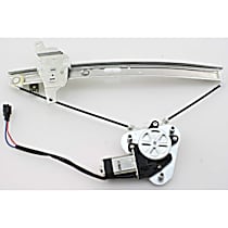 Front, Driver Side Power Window Regulator, With Motor