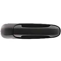Rear, Passenger Side Textured Black Exterior Door Handle, Without Key Hole, Sport Utility