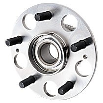 Rear, Driver or Passenger Side Wheel Hub, 5 Lugs, With Bearing