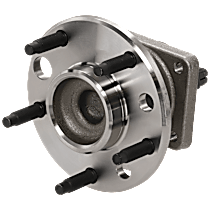 Front, Driver or Passenger Side Wheel Hub, with Bearing, Convertible/Coupe, 4-Wheel ABS, Rear Wheel Drive