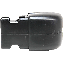 Rear, Passenger Side Bumper End, Primed Plastic