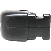 Rear, Driver Side Bumper End, Primed Plastic