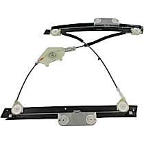 Front, Passenger Side Power Window Regulator, Without Motor
