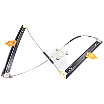 Front, Driver Side Power Window Regulator, Without Motor