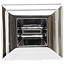 Front or Rear, Driver or Passenger Side Window Switch, Chrome, 1-Button