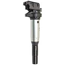 Ignition Coil, (6 Cyl., 2.2L/2.5L/3.0L/3.2L)/(8 Cyl., 4.4L/4.6L/4.8L)/12 Cyl., 6.0L Engines, Black and Silver Coil